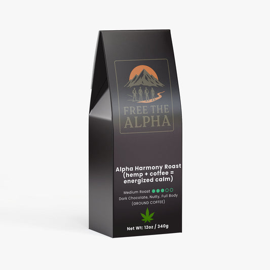 Alpha Harmony Roast (hemp + coffee = energized calm)